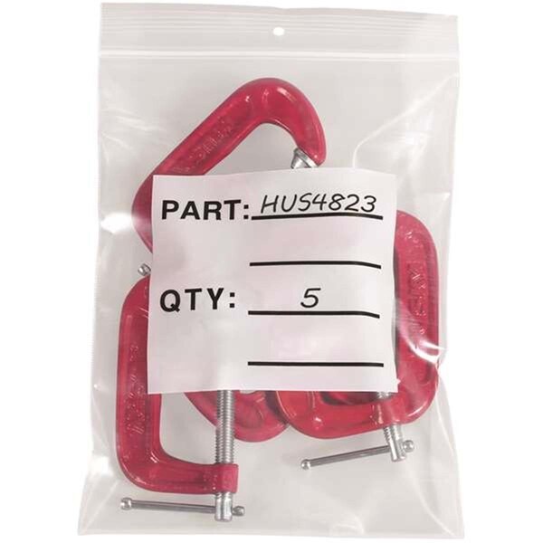 Officespace 12 x 15 in. 4 Mil Parts Bags with Hang Holes - Clear - 12in. W x 15in. L OF3352616 - main